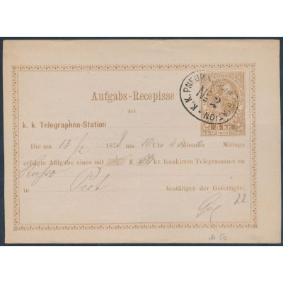 Telegramm-Aufgabeschein