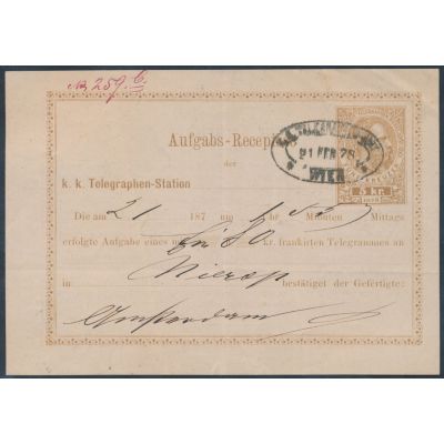 Telegramm-Aufgabeschein