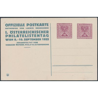 Privatpostkarte 1922