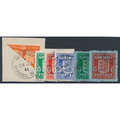 Guernsey, Mi II, 1-5