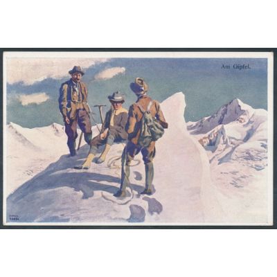 Künstlerkarte O. Barth