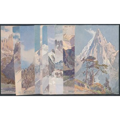 Alpen, 11 Künstlerkarten