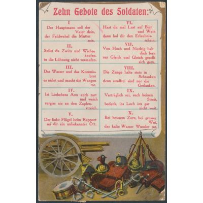 Zehn Soldatengebote