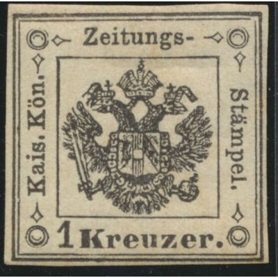 Los 699, 1 Kreuzer schwarz