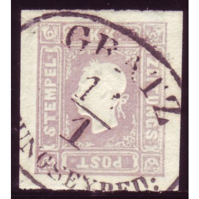 Zeitungsmarke, graulila