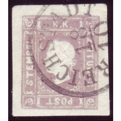 Zeitungsmarke, dunkellila