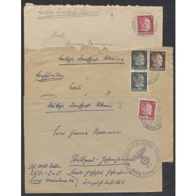 3 Briefe Kiew-Stuttgart