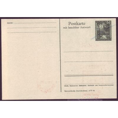 Los 569, Ganzsachenprobe 1946