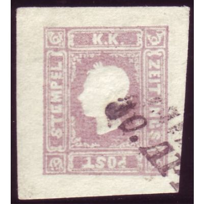 Los 219, Zeitungsmarke, trockener Druck