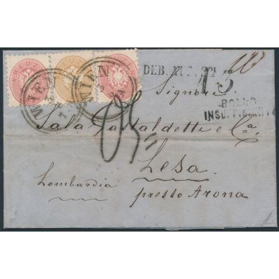 Los 281, unterfrankierter Brief