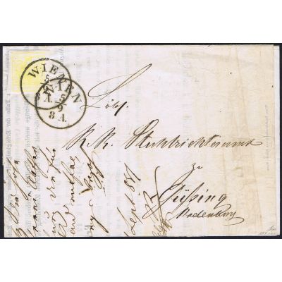1 Kreuzer zitronengelb
