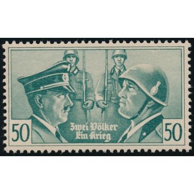 Kriegsfälschung, Mi 50 Hitler&Mussolini