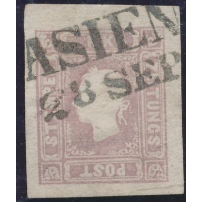 Zeitungsmarke, dunkellila