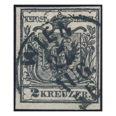2 Kreuzer tiefschwarz