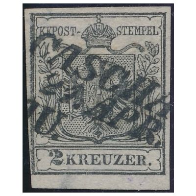 2 Kreuzer grauschwarz