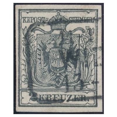 2 Kreuzer grauschwarz