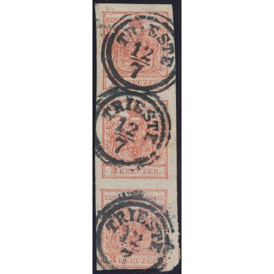 3 Kreuzer karminrot