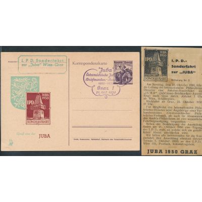 Inserat-Postkarte 1950