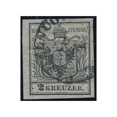 2 Kreuzer grauschwarz
