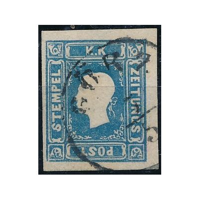 Zeitungsmarke, blau