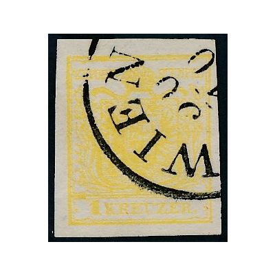 1 Kreuzer zitronengelb