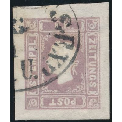 Zeitungsmarke, graulila
