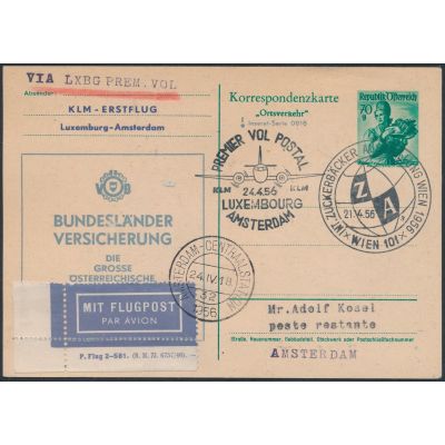 Inserat-Postkarte 1951