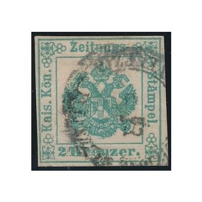2 Kreuzer blaugrün