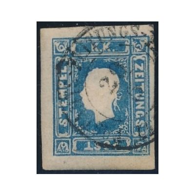 Zeitungsmarke, blau