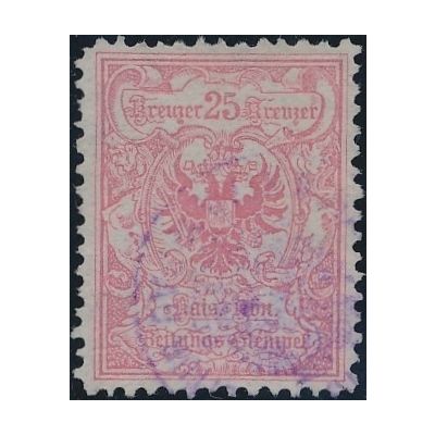Los 354, 9 B Violettstempel