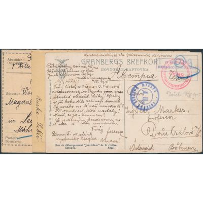 3 Kriegsgefangenen-Karten
