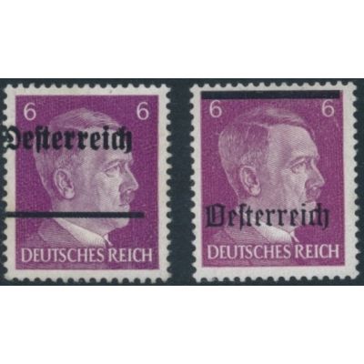 Scheibbs, verschob. Aufdruck