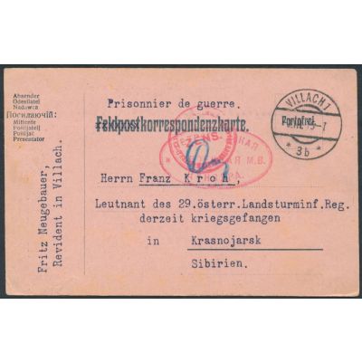 Kriegsgefangenenpost Krasnojarsk