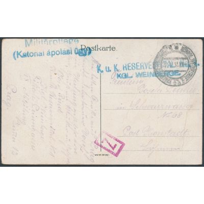 8 Belege "Militärpflege"