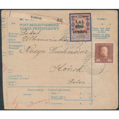 Postbegleitadresse Wolbrom