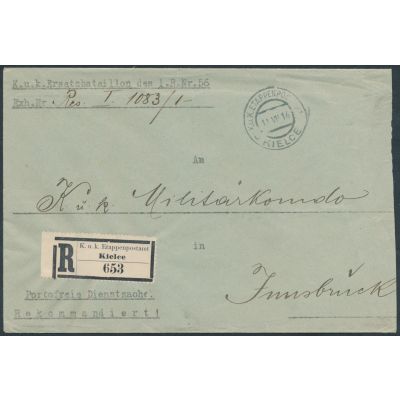 Etappenpostamt Kielce in Polen