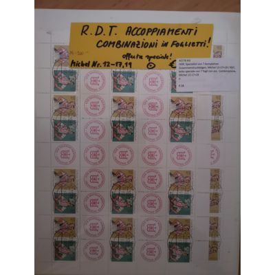DDR, Zusammendrucke