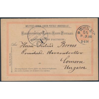 Doppelkarte 5 Kreuzer