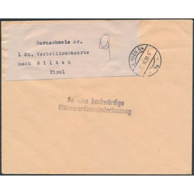 Drucksache, Barnachweis-Zettel