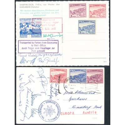 2 Karten Karakorum Expeditionen