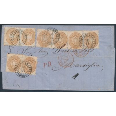 120 Soldi-Frankatur