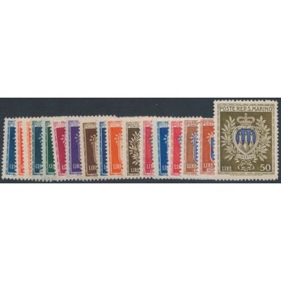 Mi 318-334 / Unif. 279-295