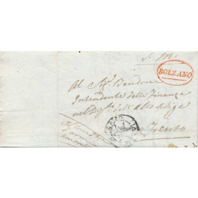 2 Vorphilabriefe mit roten Ovalstempel