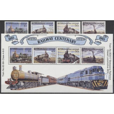 Botswana, Mi 549-552, Bl. 26