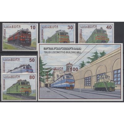 Georgien, Mi 289-293 + Block