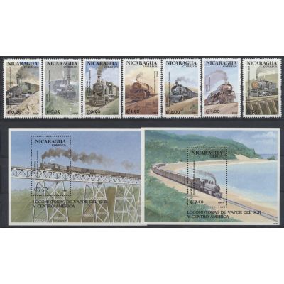 Nicaragua, Mi 3064-70, Bl. 198-9