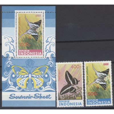 Indonesien, Mi 1284-5, Bl. 65A