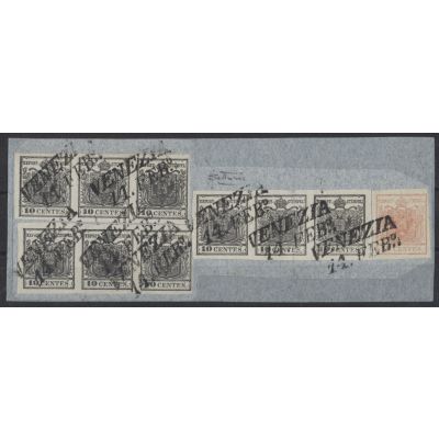 Los 631, 1,05 Lire Frankatur