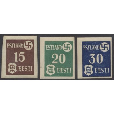 Estland, Mi 1-3 y U