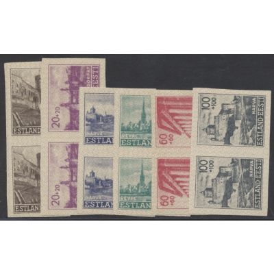 Estland, Mi 4-9 U (2)